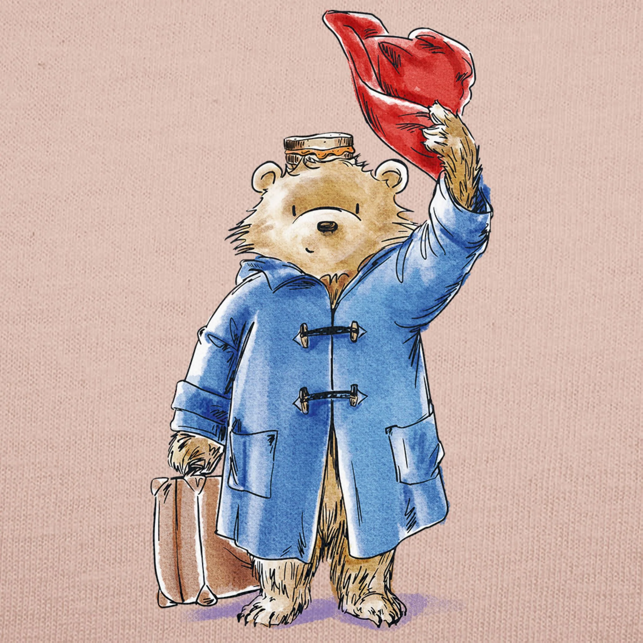 Classic Paddington "Doffing Hat" Ladies' T-Shirt - Image 2