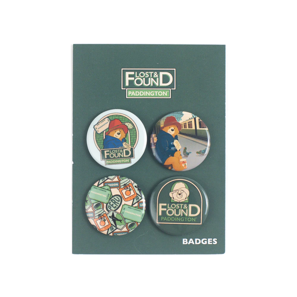 Lost & Found Paddington Set of 4 Badges - Image 3